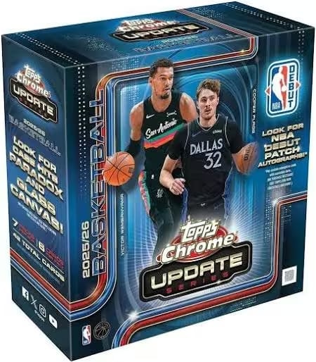 Topps Chrome Basketball Hobby Box — Chrome Basketball sports card box