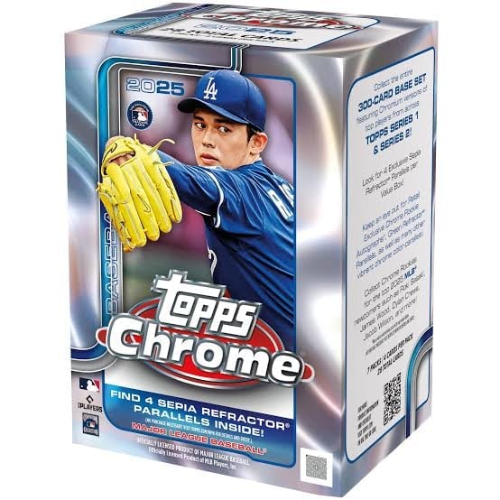 Topps Chrome Baseball Hobby Box — Chrome Baseball sports card box